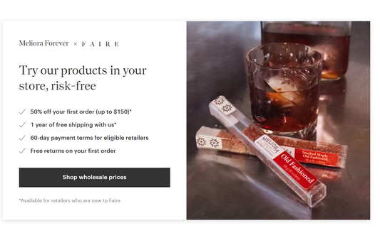 Buy Meliora Forever Instant Cocktail Cubes Wholesale!