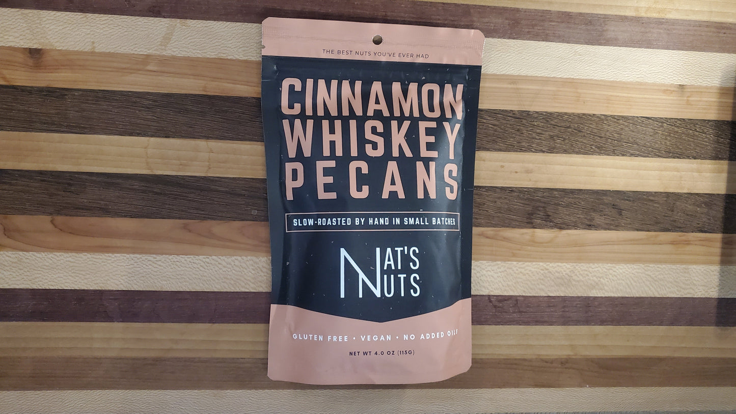 Nat's Nuts Cinnamon Whiskey Pecans