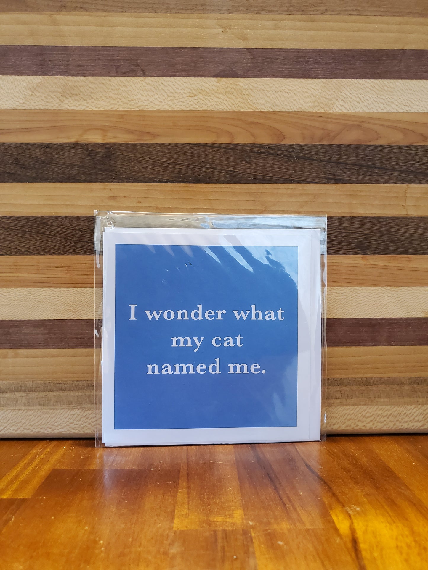 Cat Greeting Card