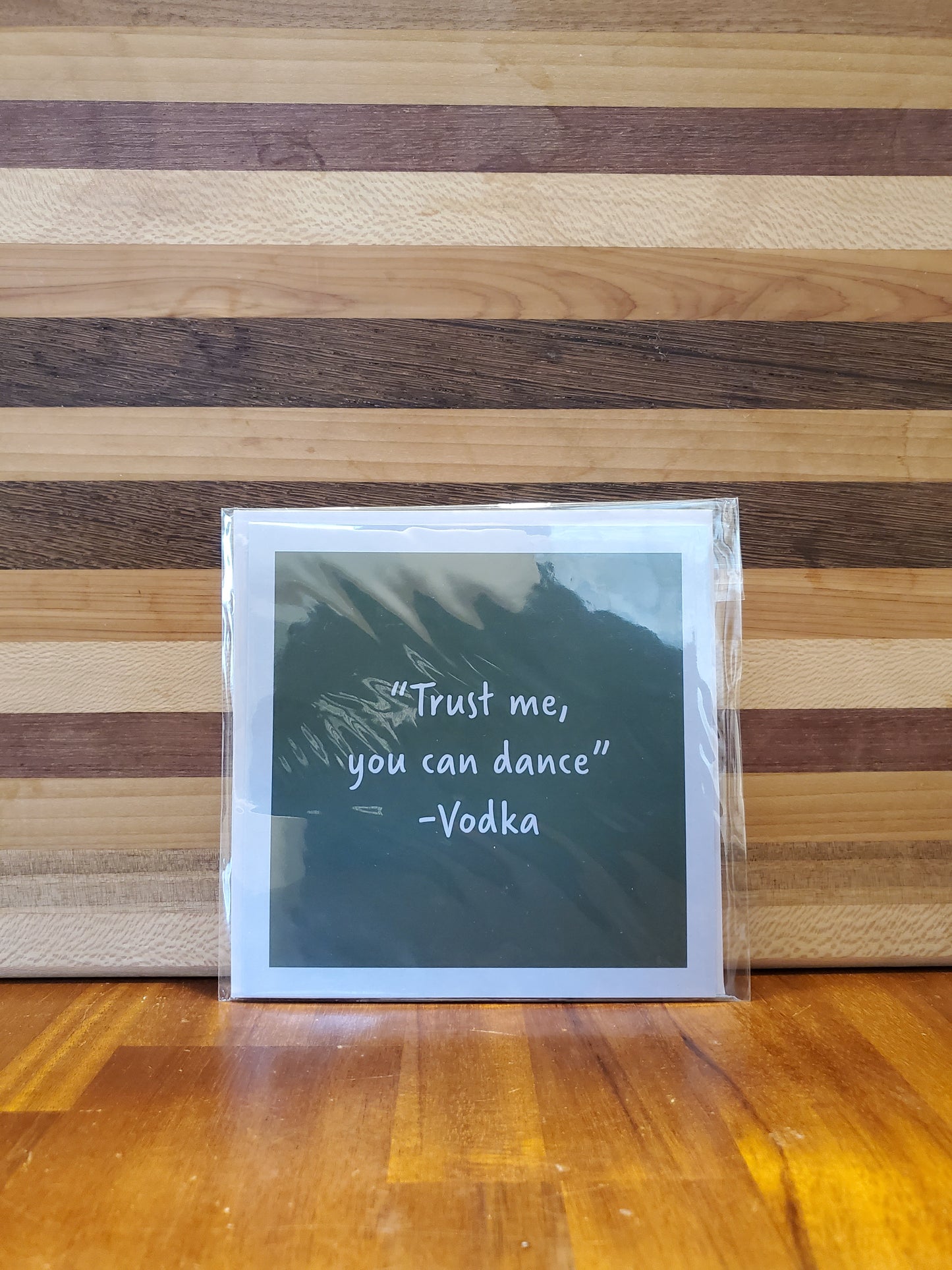 Vodka Greeting Card