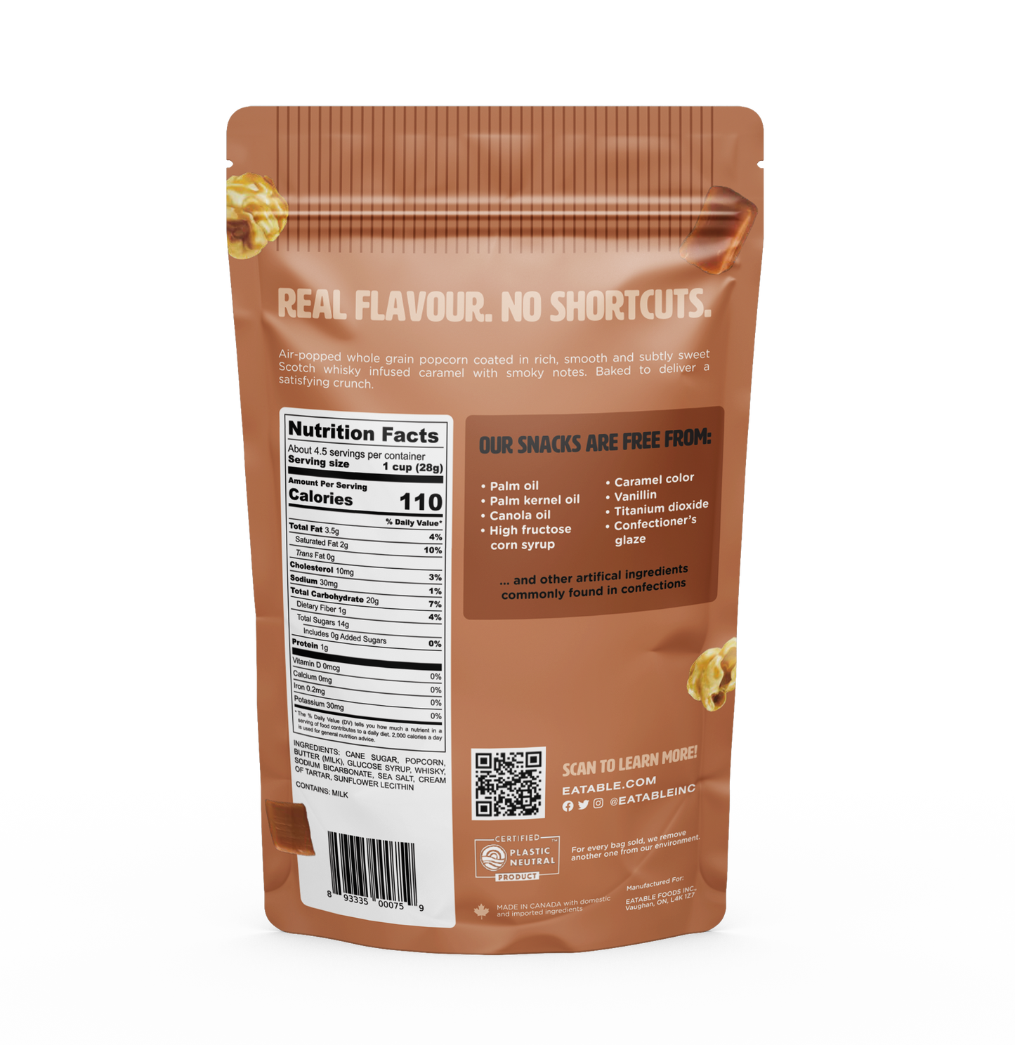 Eatable Whiskey Caramel Popcorn