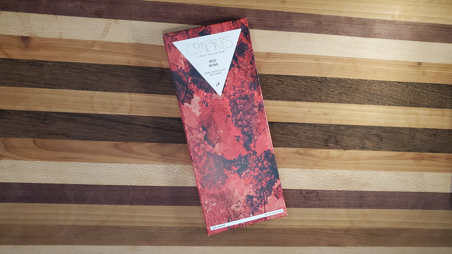 Compartés Red Wine Chocolate Bar