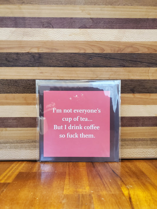 Tea & Coffee Greeting Card