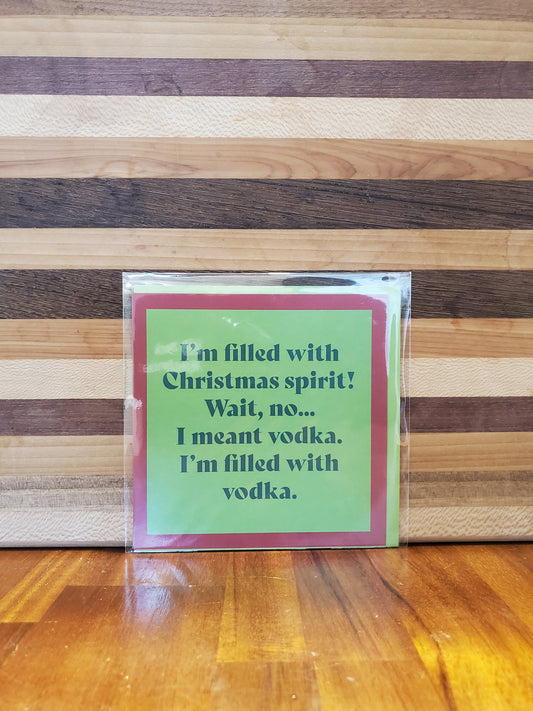 Christmas Spirit Greeting Card