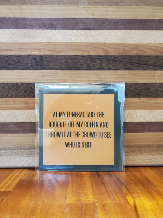 Funeral Greeting Card