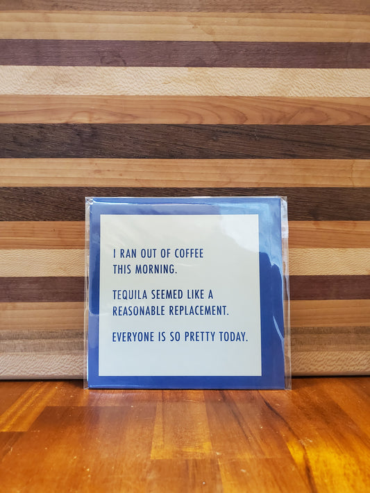 Coffee Greeting Card
