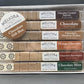 instant cocktail cubes, including 6 different flavors. Sugar cubes infused with bitters, fruits, and natural flavors. Each flavor is packaged in an 8-count tube. Flavors include Chocolate Caramel Espresso, Chocolate, Chocolate Hazelnut Praline, Orange Chocolate, Chocolate Strawberry and Chocolate Mint. 
