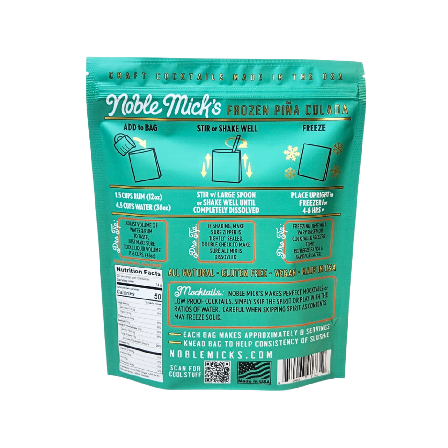 Noble Mick's Frozen Pina Colada