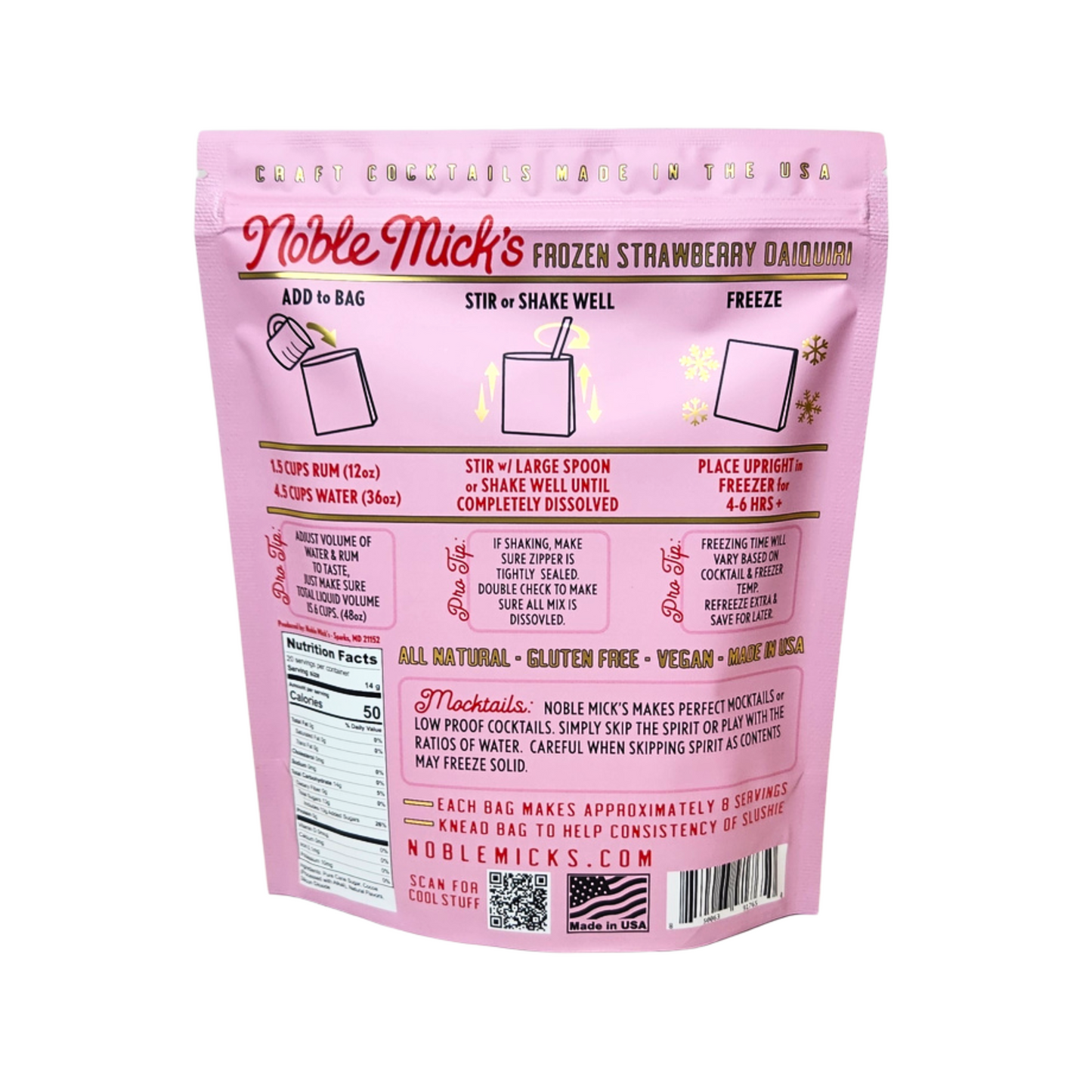 Noble Mick's Frozen Strawberry Daiquiri