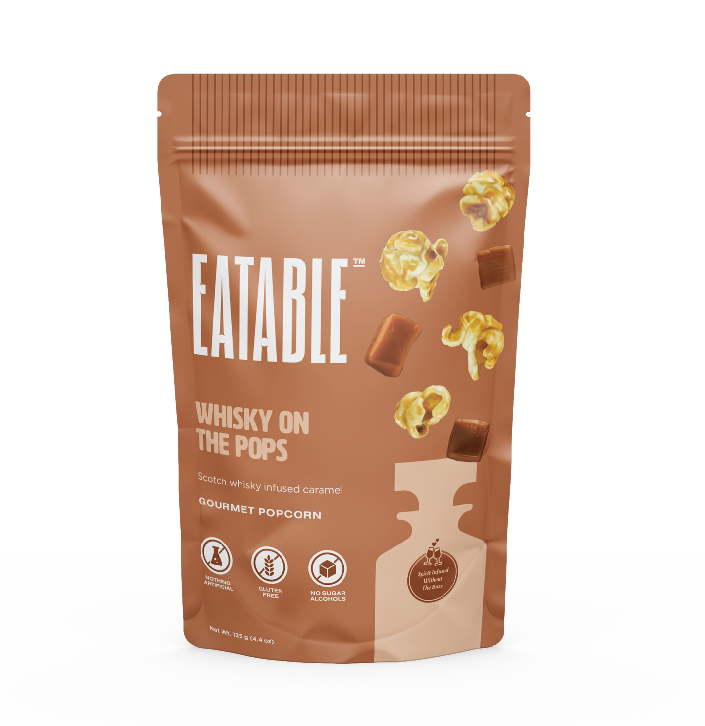 Eatable Whiskey Caramel Popcorn