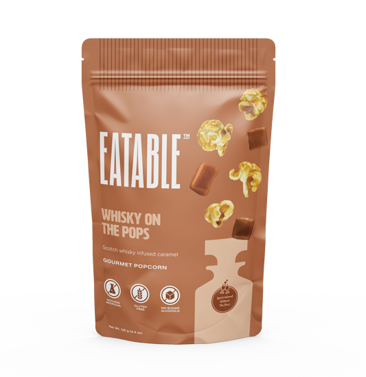 Eatable Whiskey Caramel Popcorn